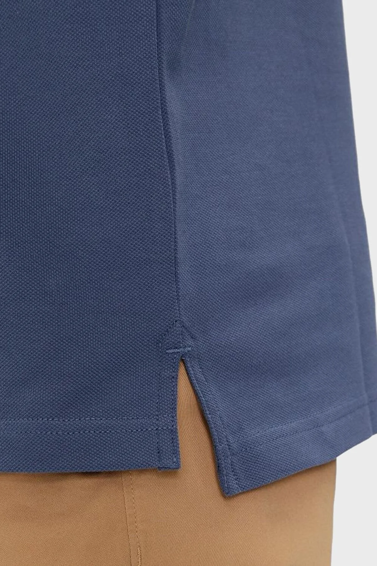 Tommy Hilfiger Pamuklu Regular Fit Erkek Polo Yaka T Shirt MW0MW17770 C9T MAVİ - 5