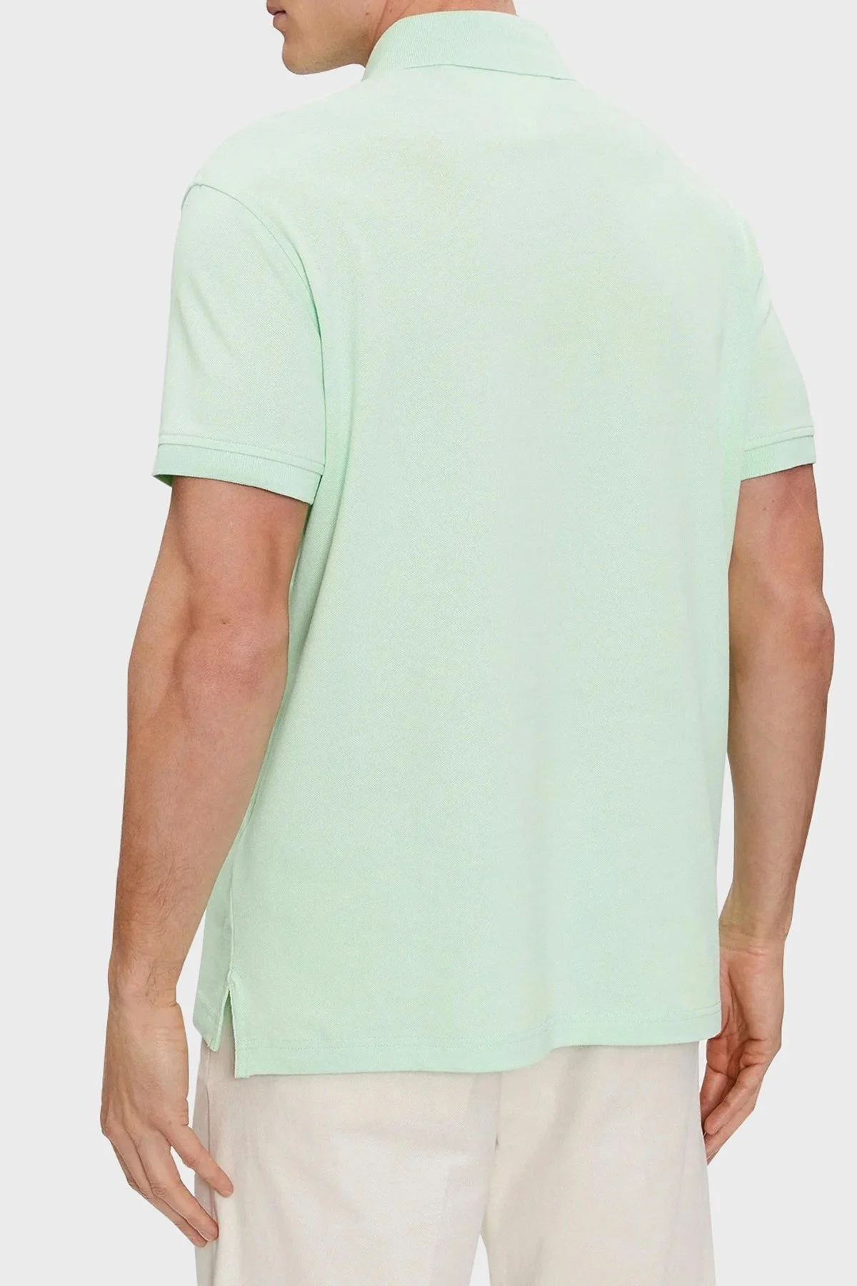 Tommy Hilfiger Pamuklu Regular Fit Erkek Polo Yaka T Shirt MW0MW17770 LXZ MİNT - 3