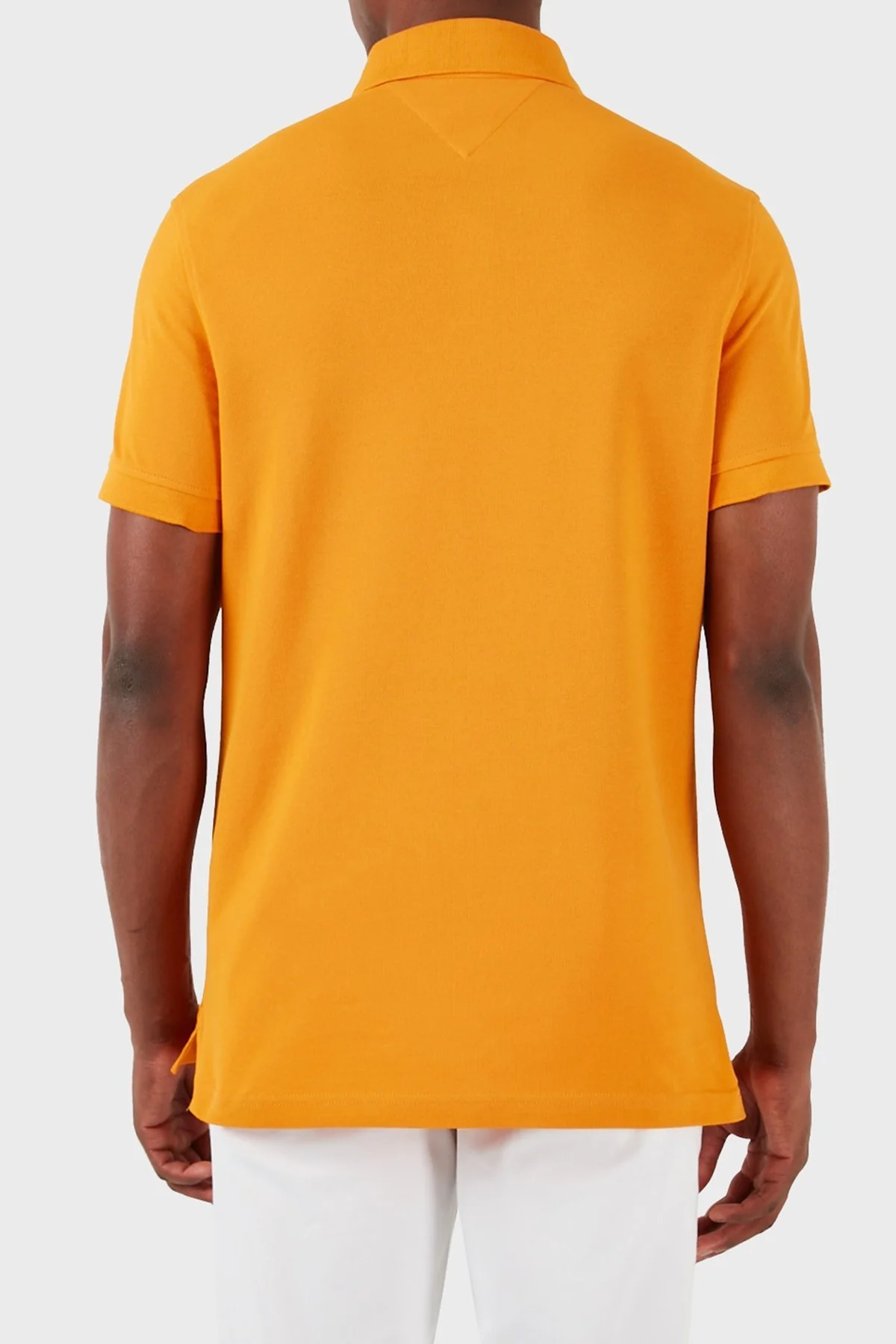Tommy Hilfiger Pamuklu Regular Fit Erkek Polo Yaka T Shirt MW0MW17770 SG3 ORANGE - 5