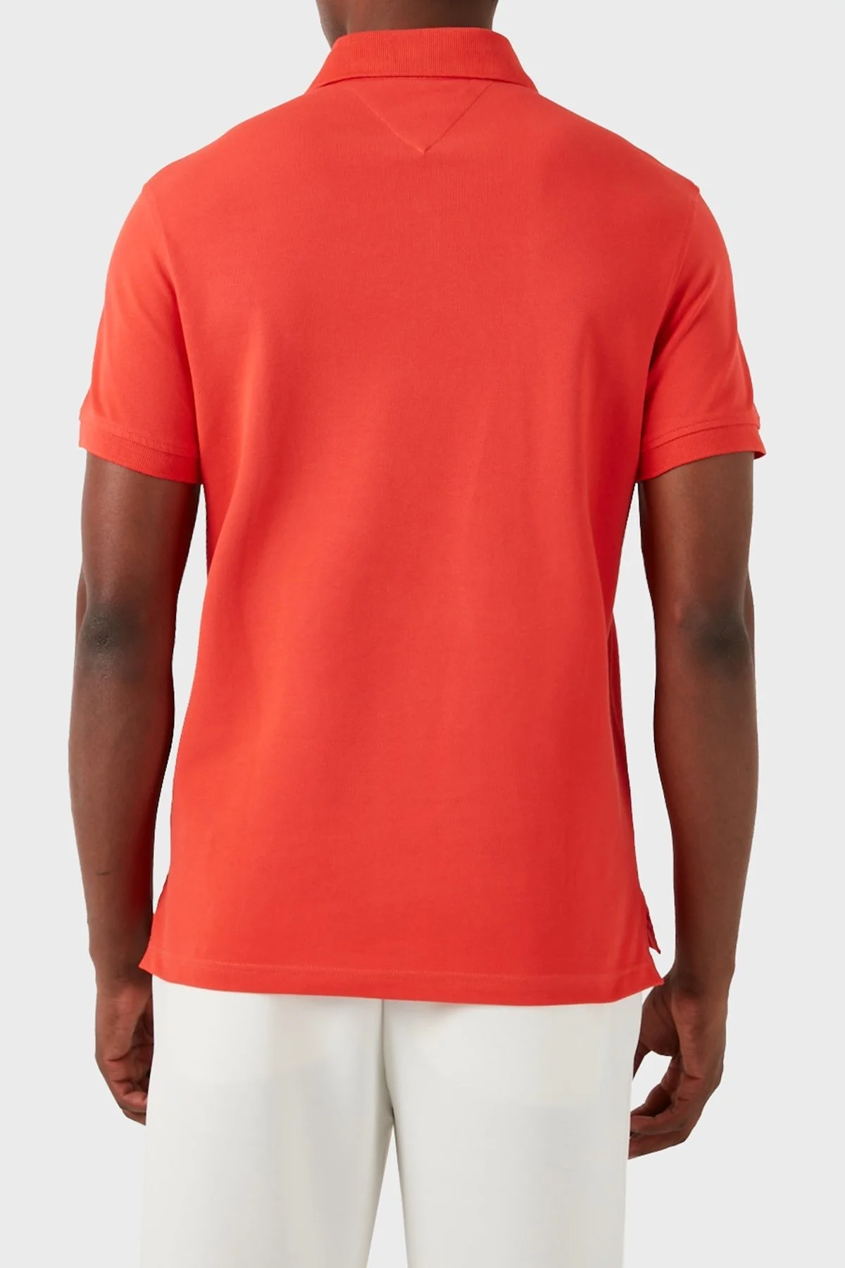 Tommy Hilfiger Pamuklu Regular Fit Erkek Polo Yaka T Shirt MW0MW17770 SOH ORANGE - 5