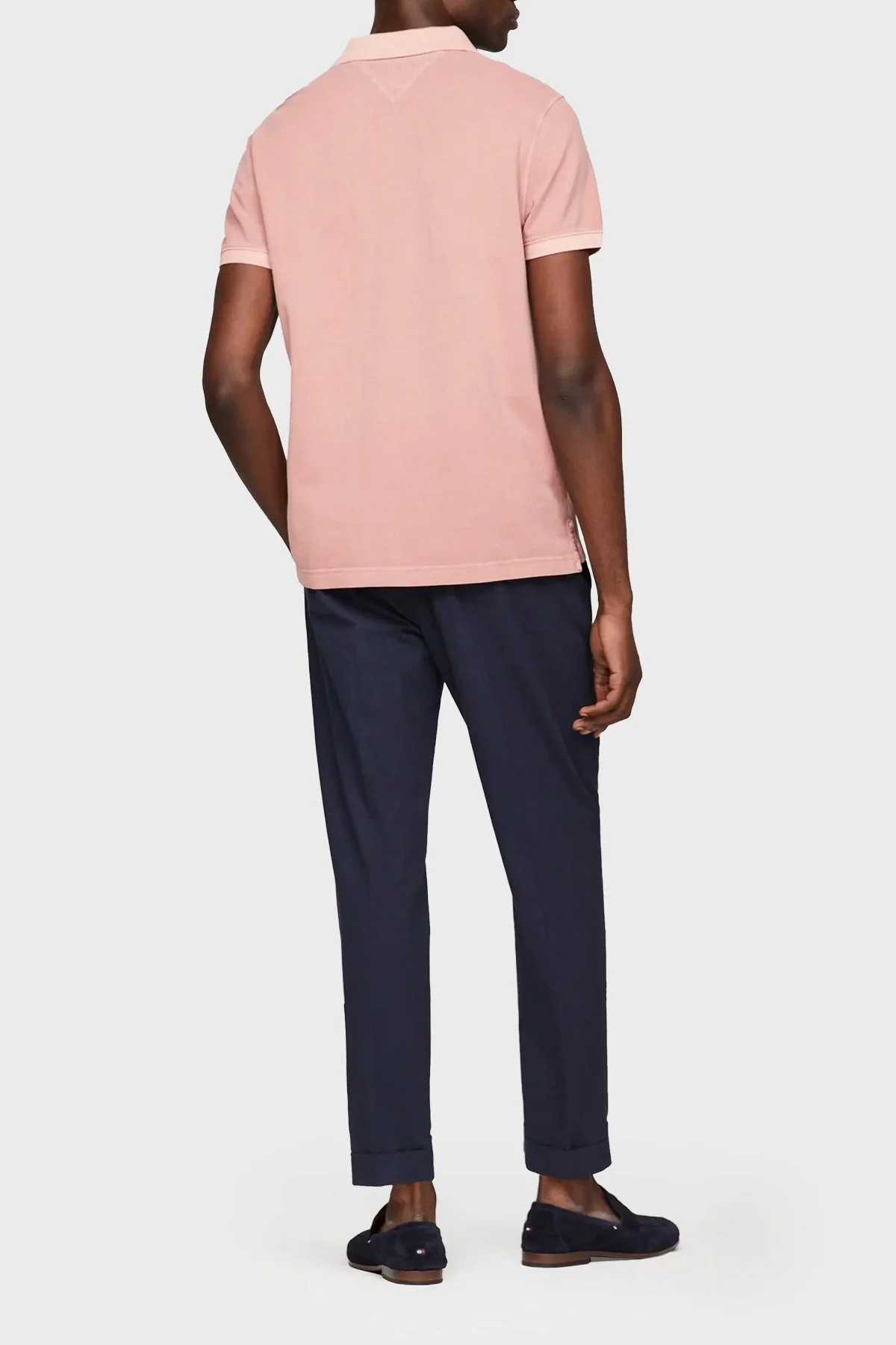 Tommy Hilfiger Pamuklu Regular Fit Erkek Polo Yaka T Shirt MW0MW34757 TJ5 PEMBE - 4