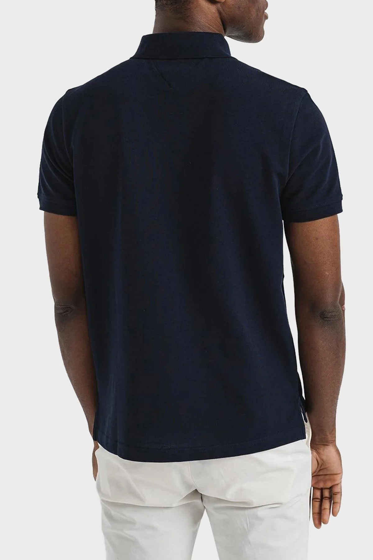 Tommy Hilfiger Pamuklu Regular Fit Erkek Polo Yaka T Shirt MW0MW38125 DW5 LACİVERT - 7