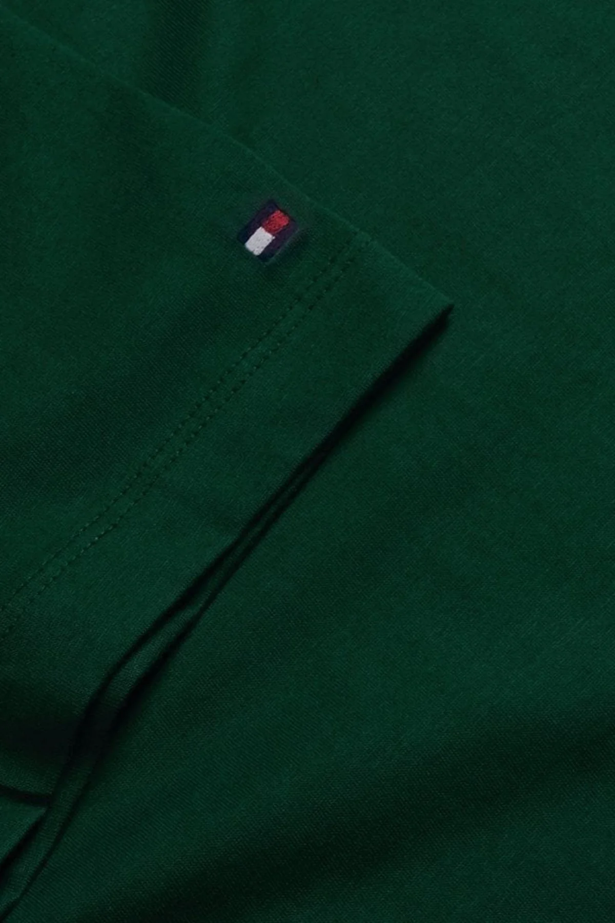Tommy Hilfiger Pamuklu Regular Fit Erkek T Shirt MW0MW34419 MBP KOYU YEŞİL - 3