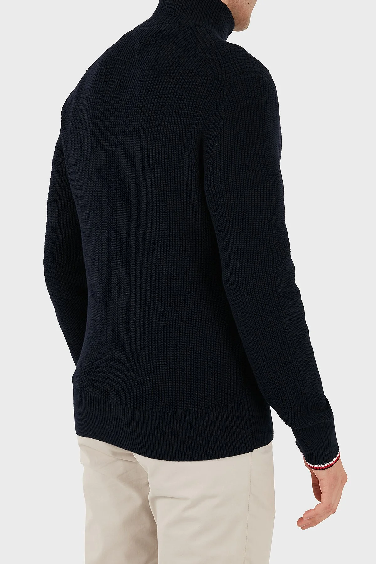 Tommy Hilfiger Pamuklu Regular Fit Fermuarlı Erkek Hırka MW0MW41517 DW5 LACİVERT - 8