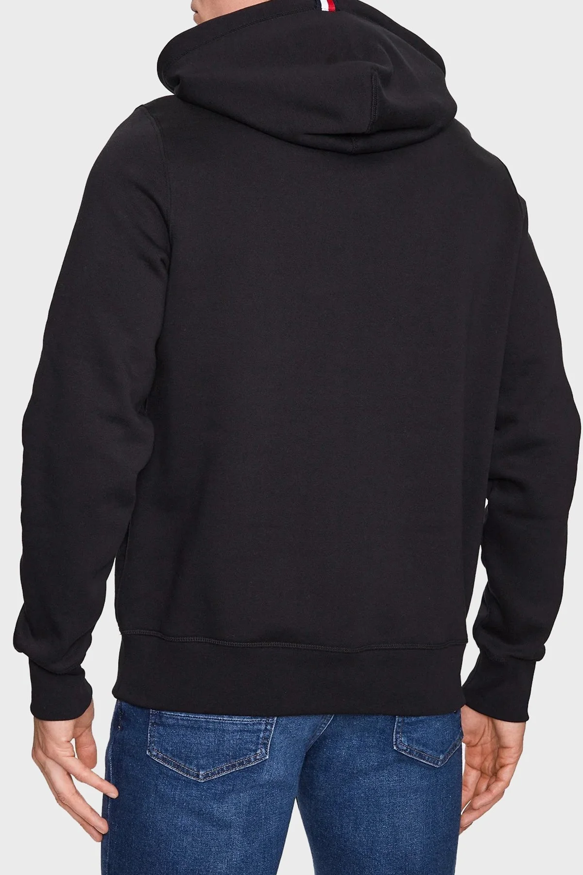 Tommy Hilfiger Pamuklu Regular Fit Kapüşonlu Erkek Sweat MW0MW29283 BDS SİYAH - 2