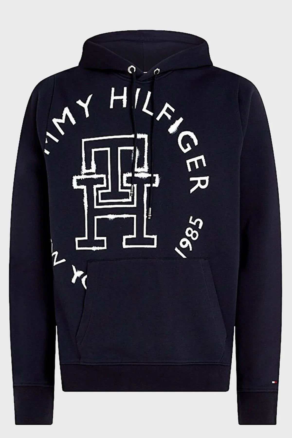 Tommy Hilfiger Pamuklu Regular Fit Kapüşonlu Erkek Sweat MW0MW31505 DW5 LACİVERT - 4