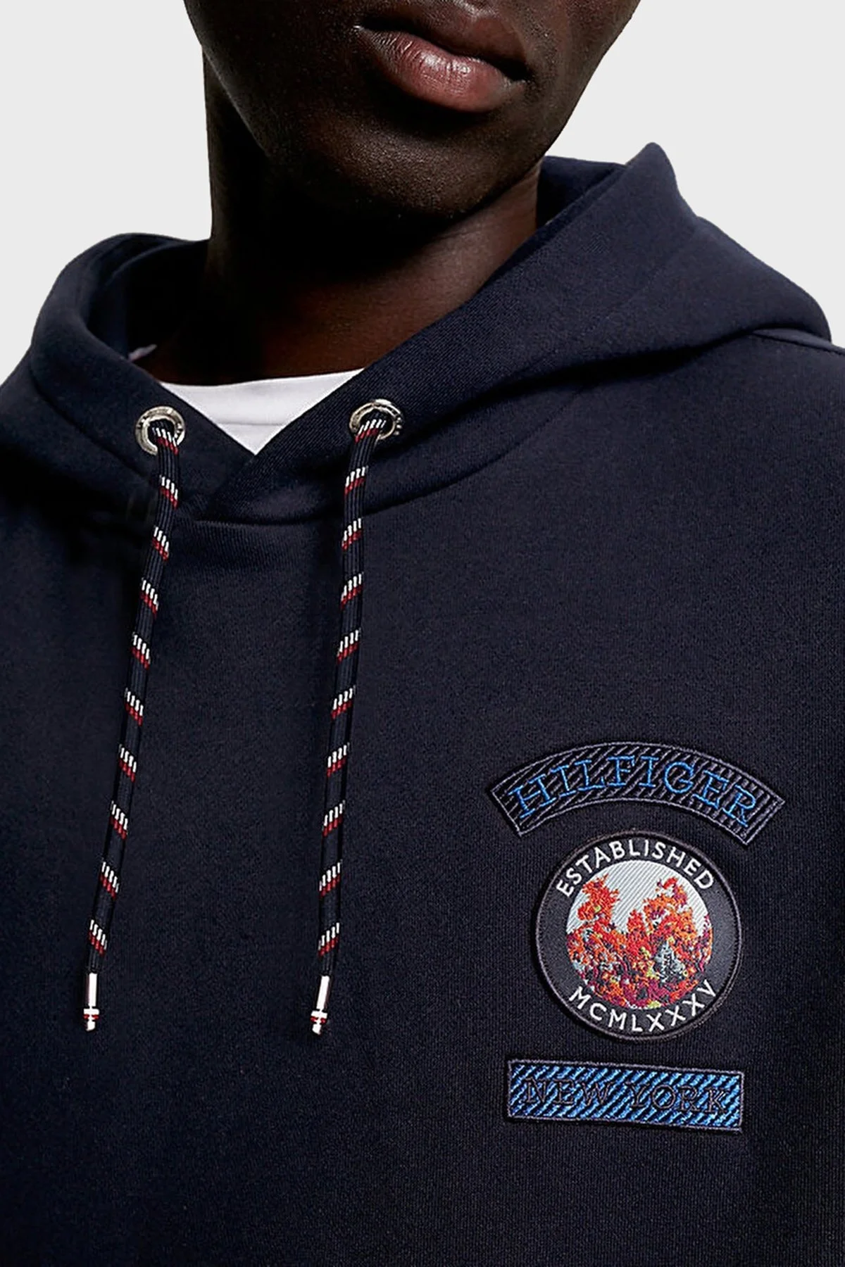 Tommy Hilfiger Pamuklu Regular Fit Kapüşonlu Erkek Sweat MW0MW32676 DW5 LACİVERT - 3