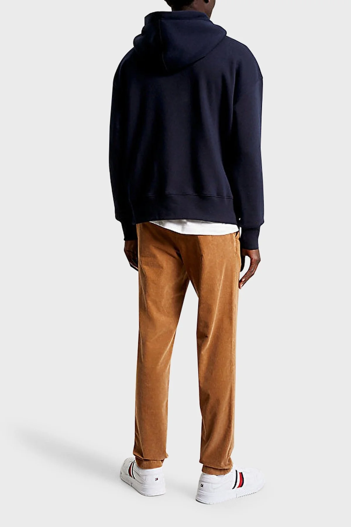 Tommy Hilfiger Pamuklu Regular Fit Kapüşonlu Erkek Sweat MW0MW32676 DW5 LACİVERT - 4