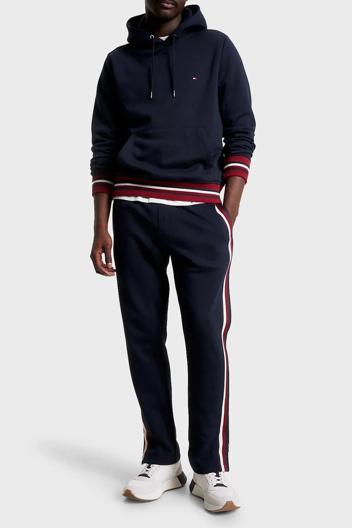 Tommy Hilfiger Pamuklu Regular Fit Kapüşonlu Erkek Sweat MW0MW32680 DW5 LACİVERT - 2