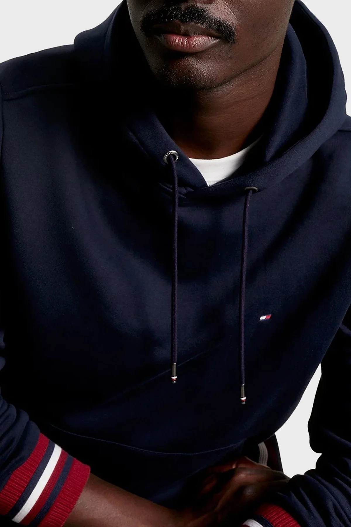 Tommy Hilfiger Pamuklu Regular Fit Kapüşonlu Erkek Sweat MW0MW32680 DW5 LACİVERT - 8