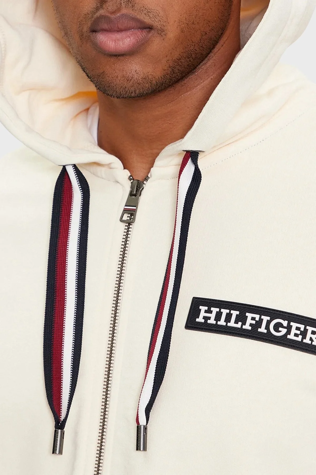 Tommy Hilfiger Pamuklu Regular Fit Kapüşonlu Erkek Sweat MW0MW33658 AEF BEJ - 9