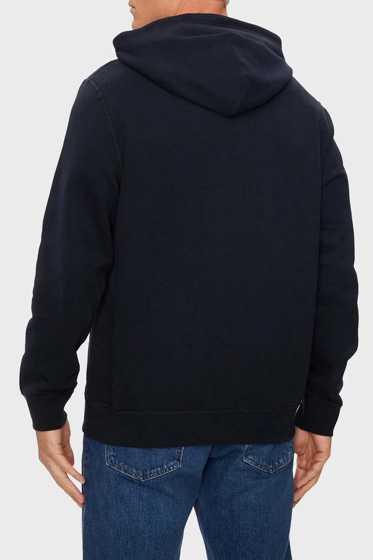 Tommy Hilfiger Pamuklu Regular Fit Kapüşonlu Erkek Sweat MW0MW37230 DW5 LACİVERT - 8