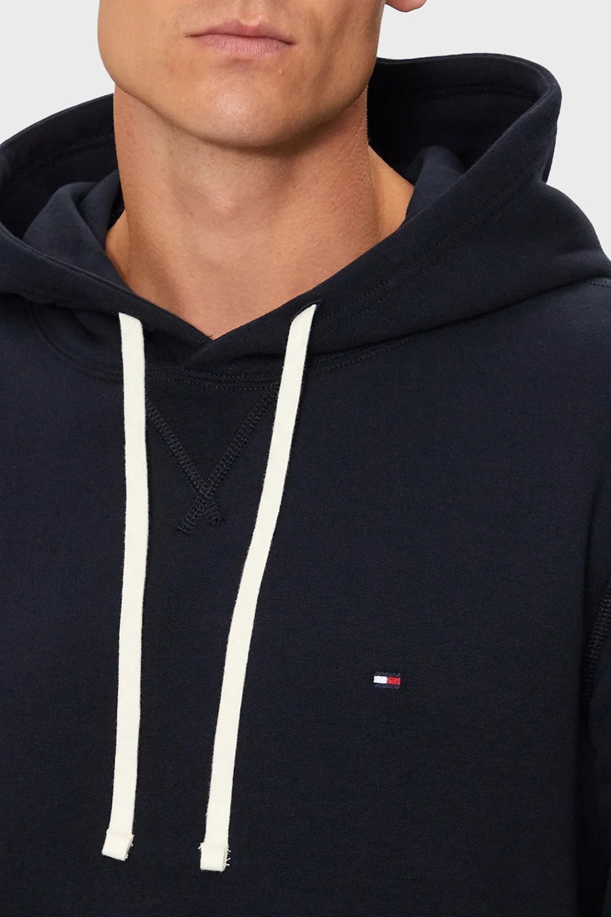 Tommy Hilfiger Pamuklu Regular Fit Kapüşonlu Erkek Sweat MW0MW37230 DW5 LACİVERT - 9