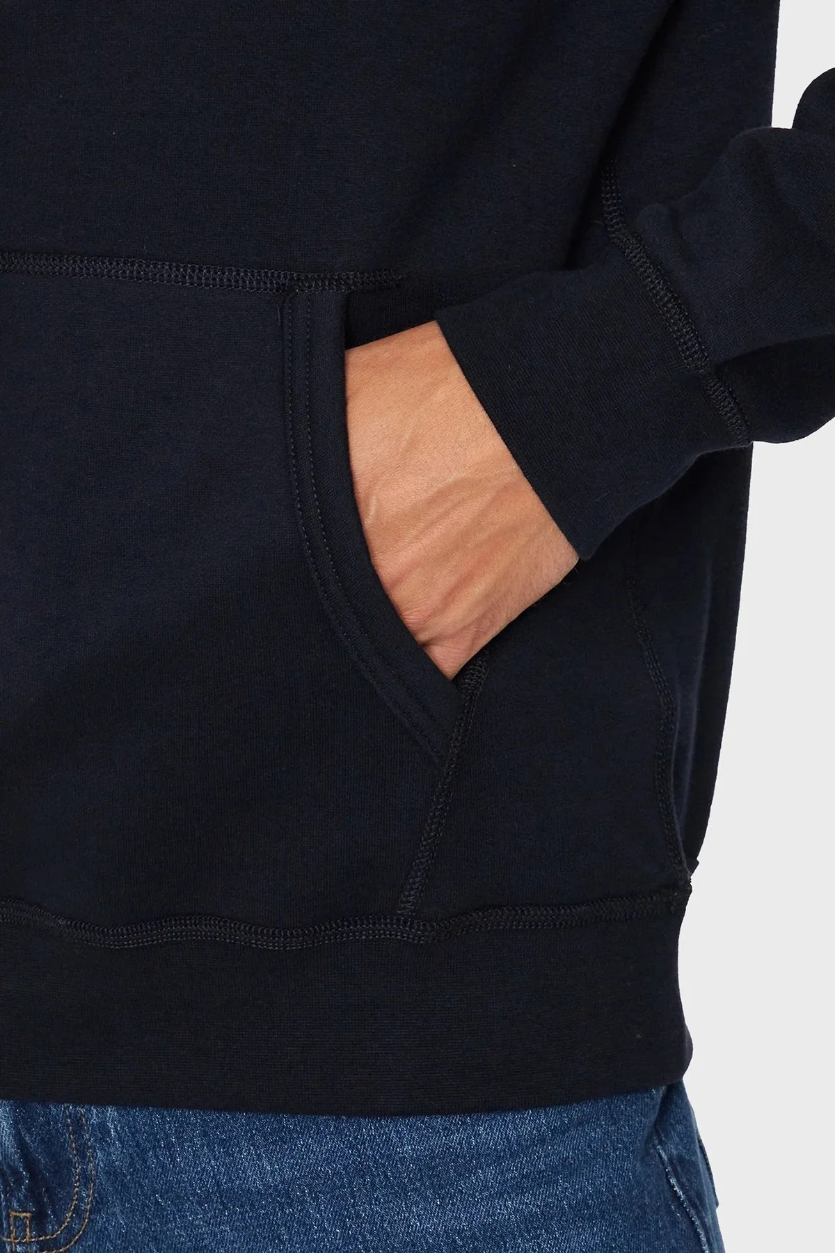 Tommy Hilfiger Pamuklu Regular Fit Kapüşonlu Erkek Sweat MW0MW37230 DW5 LACİVERT - 10