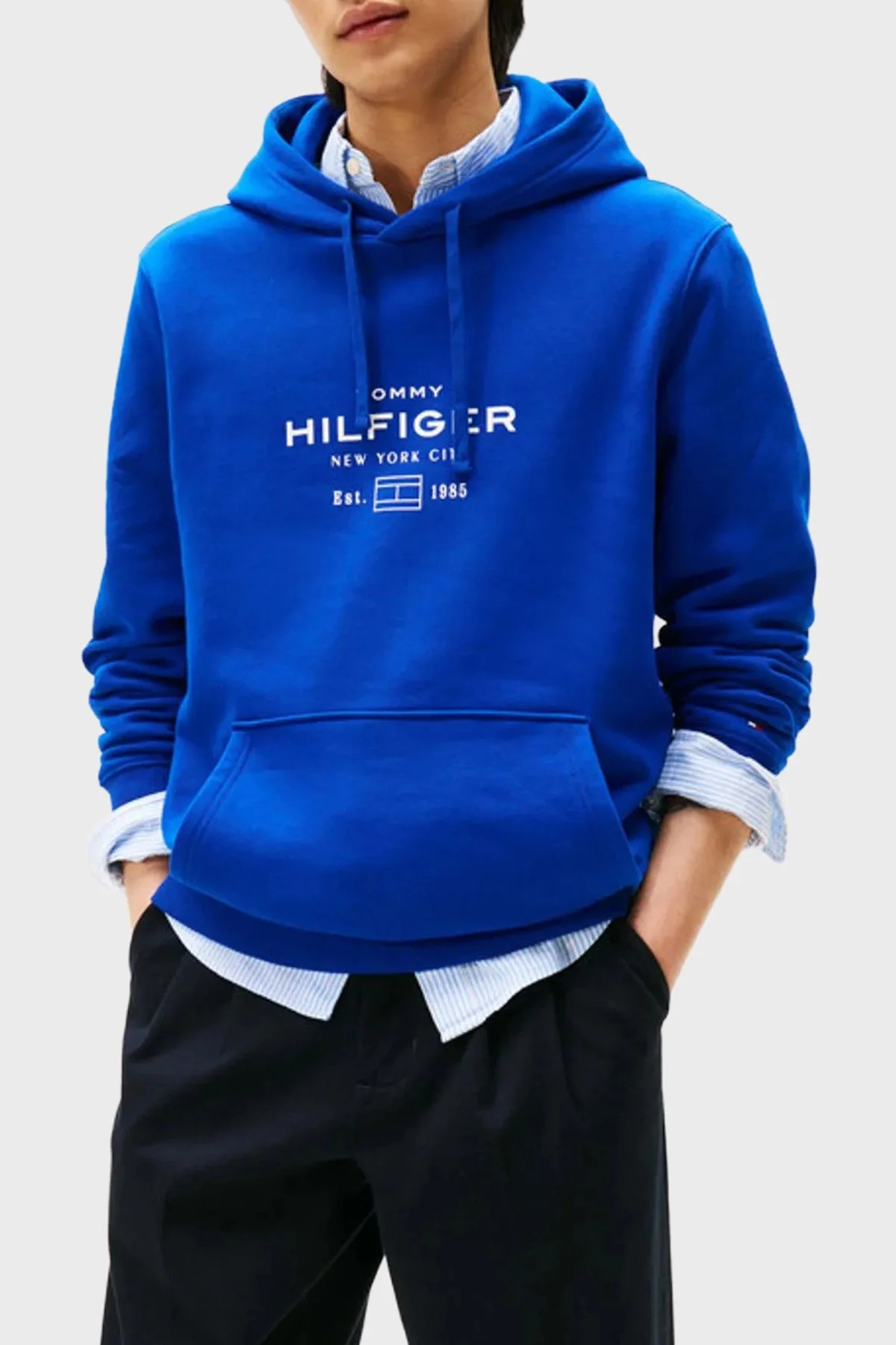 Tommy Hilfiger Pamuklu Regular Fit Kapüşonlu Erkek Sweat MW0MW40864 D03 SAKS - 1