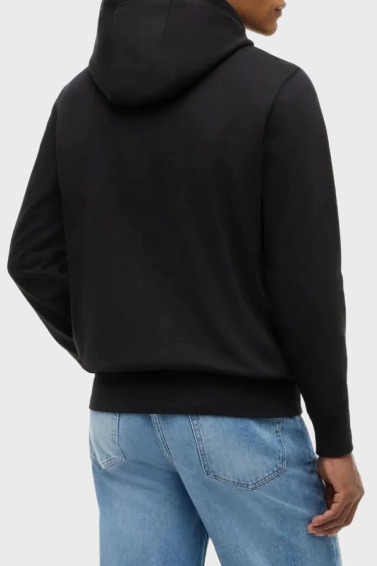 Tommy Hilfiger Pamuklu Regular Fit Kapüşonlu Erkek Sweat MW0MW43223 BDS Siyah - 3
