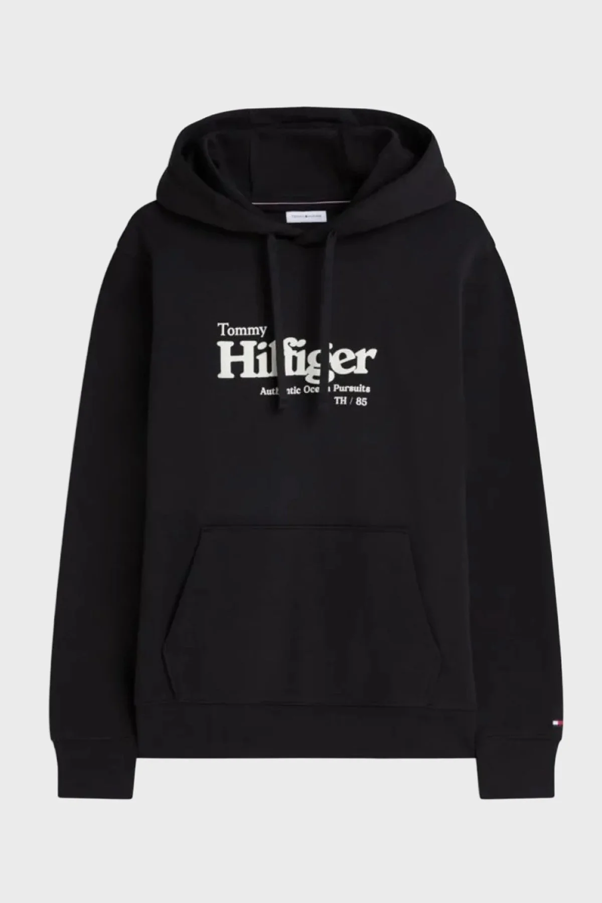Tommy Hilfiger Pamuklu Regular Fit Kapüşonlu Erkek Sweat MW0MW43223 BDS Siyah - 5
