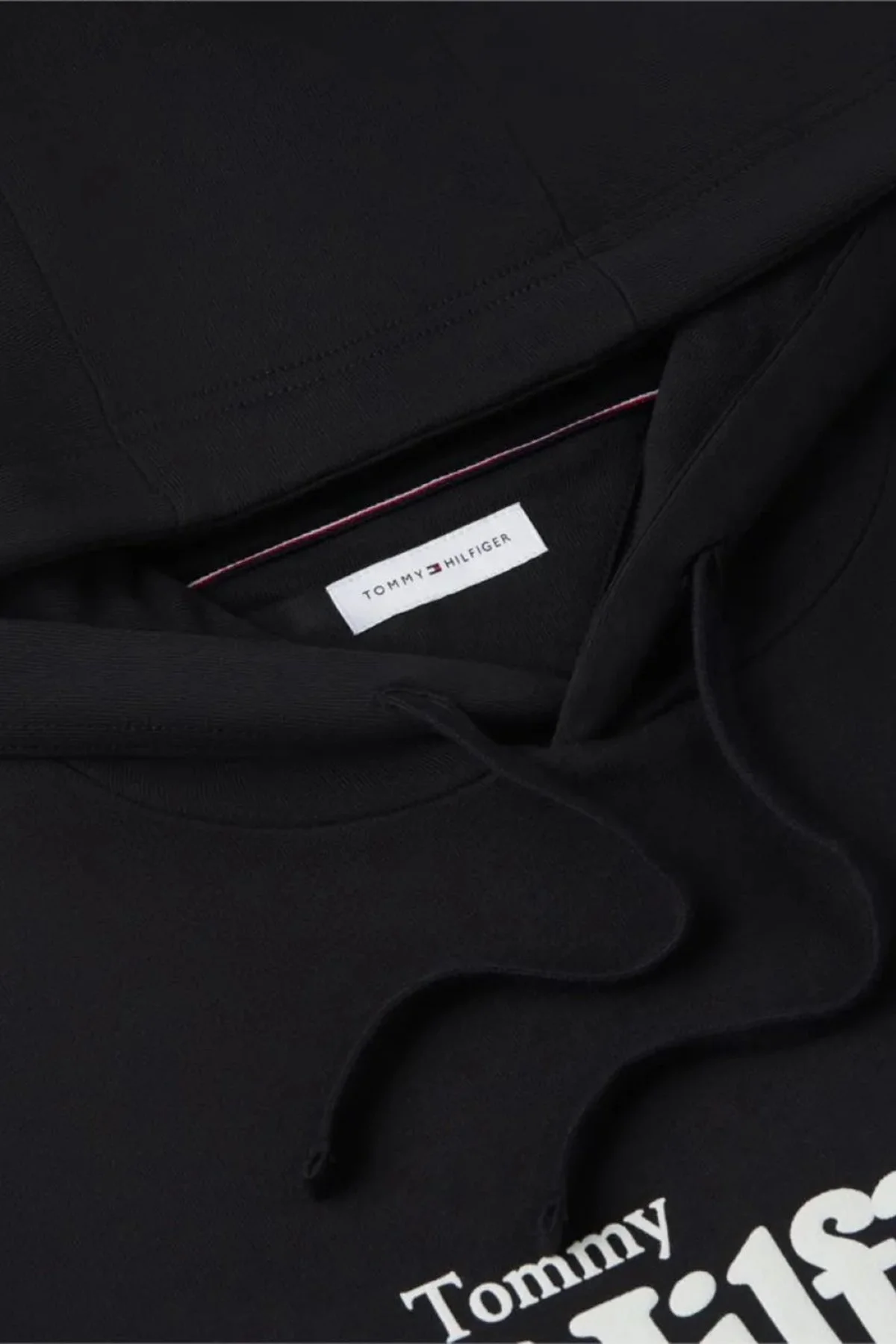 Tommy Hilfiger Pamuklu Regular Fit Kapüşonlu Erkek Sweat MW0MW43223 BDS Siyah - 6