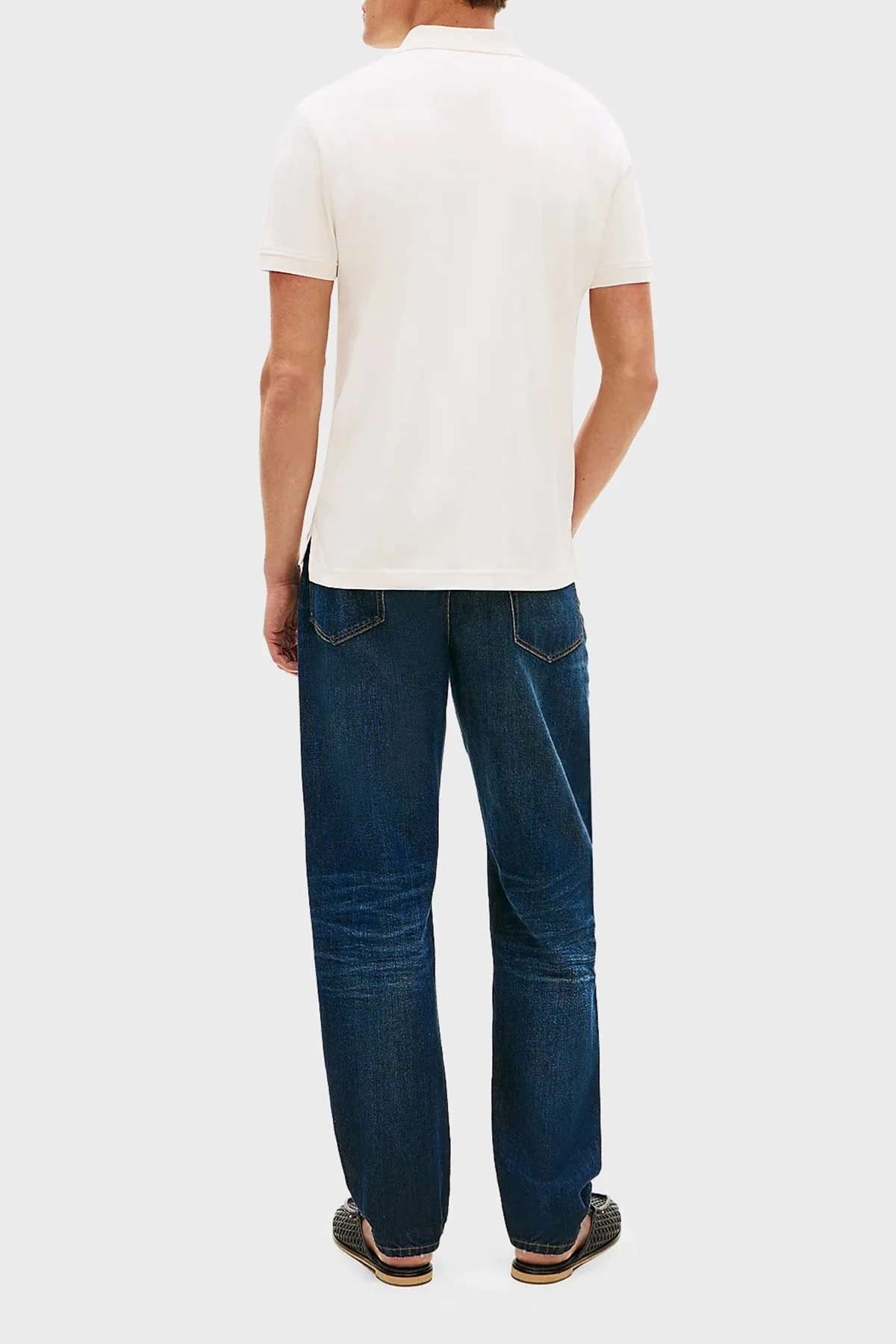 Tommy Hilfiger Pamuklu Regular Fit Logolu Fermuarlı Erkek Polo Yaka T Shirt MW0MW42758 Z00 AÇIK BEJ - 4