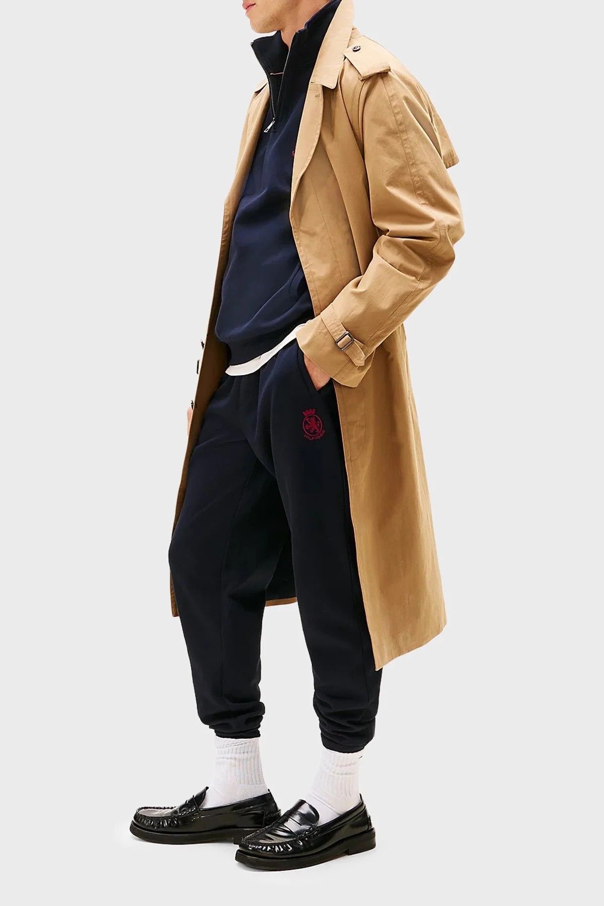 Tommy Hilfiger Pamuklu Regular Fit Logolu Normal Bel Erkek Eşofman Altı MW0MW42856 DW5 LACİVERT - 3