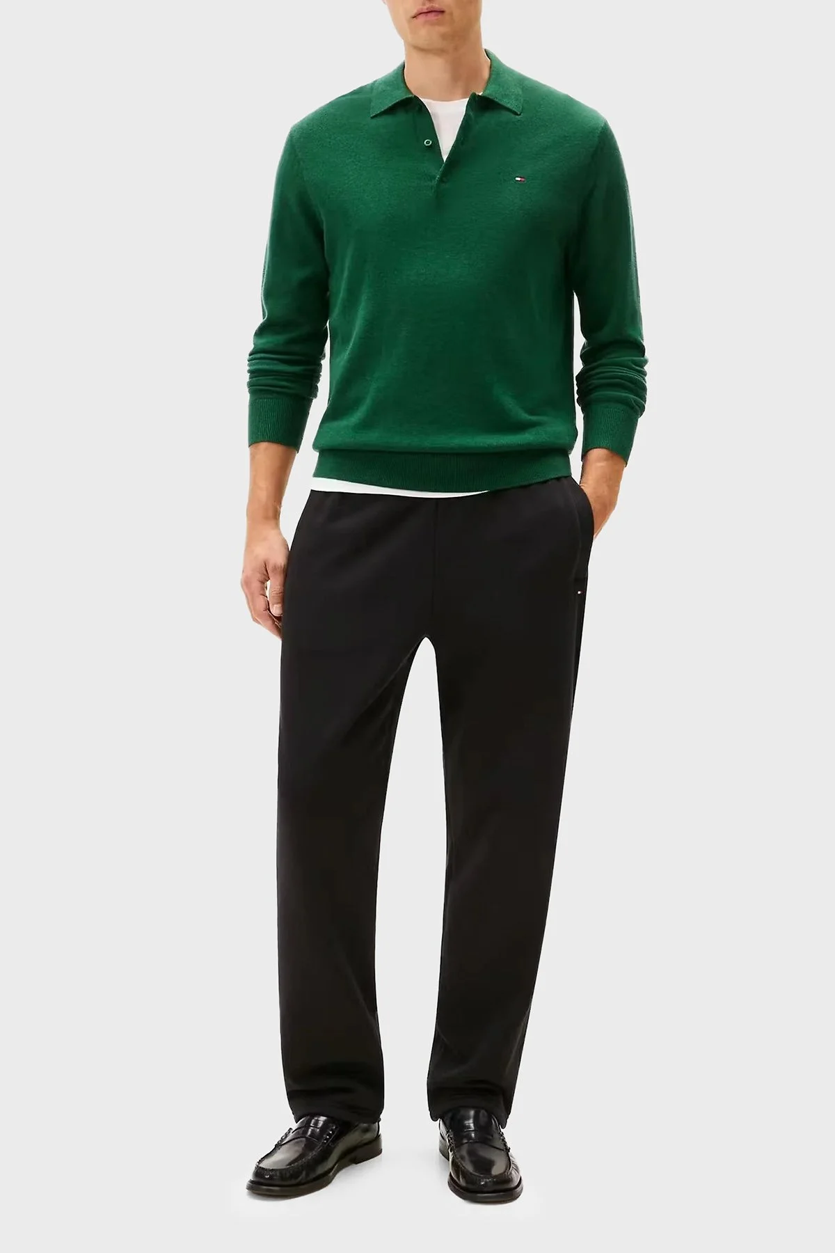 Tommy Hilfiger Pamuklu Regular Fit Normal Bel Erkek Pantolon MW0MW41501 BDS SİYAH - 2