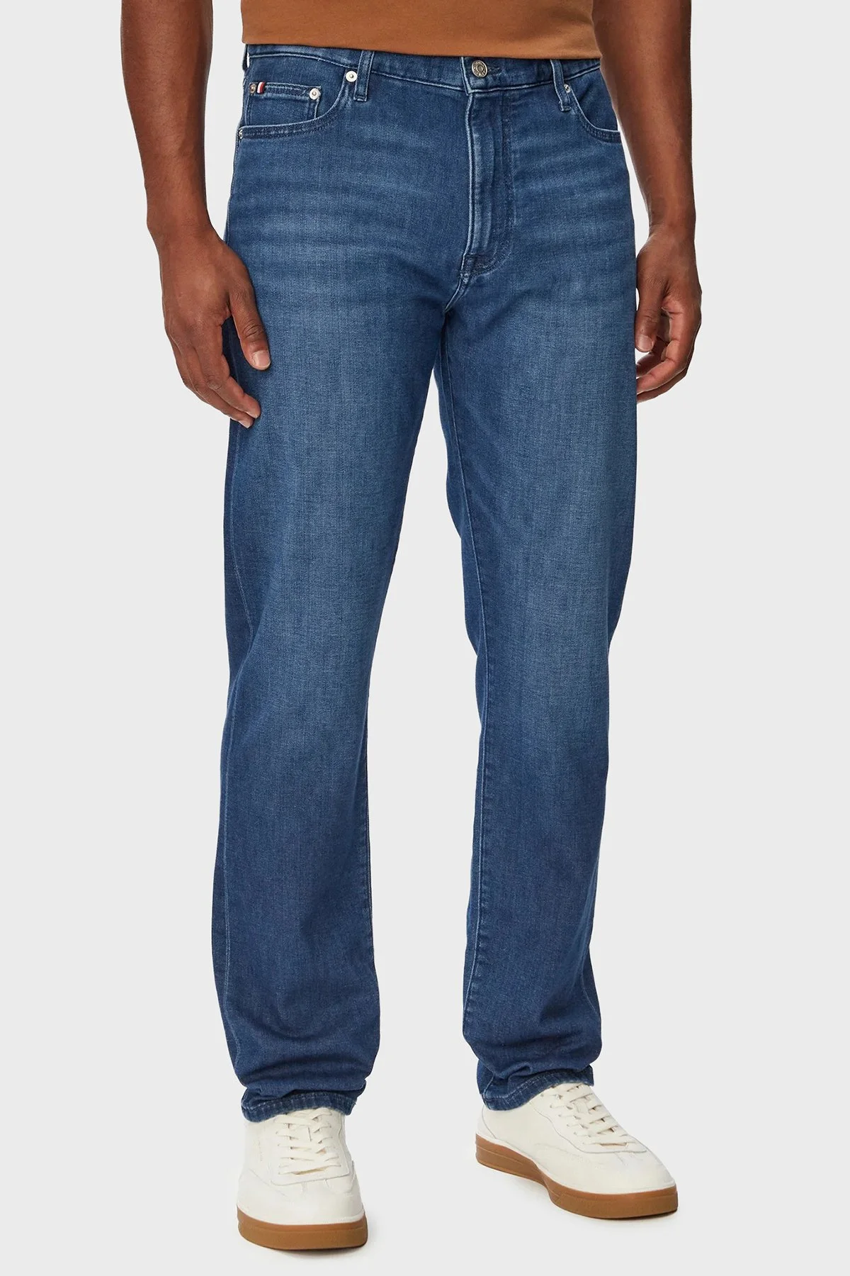 Tommy Hilfiger Pamuklu Regular Fit Normal Bel Jeans Erkek Kot Pantolon MW0MW43164 1A7 Mavi - 1