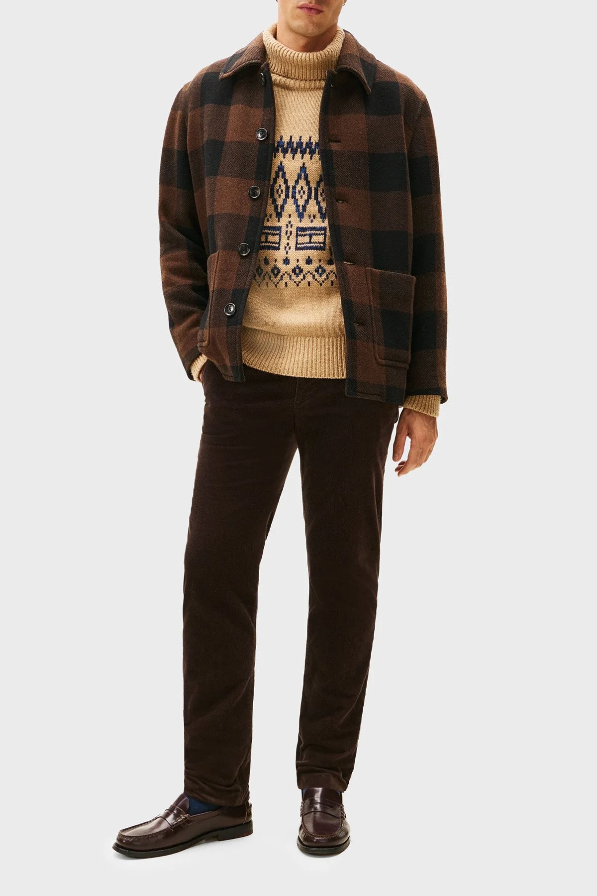 Tommy Hilfiger Pamuklu Regular Fit Normal Bel Kadife Erkek Pantolon MW0MW40267 0HD KAHVE - 2