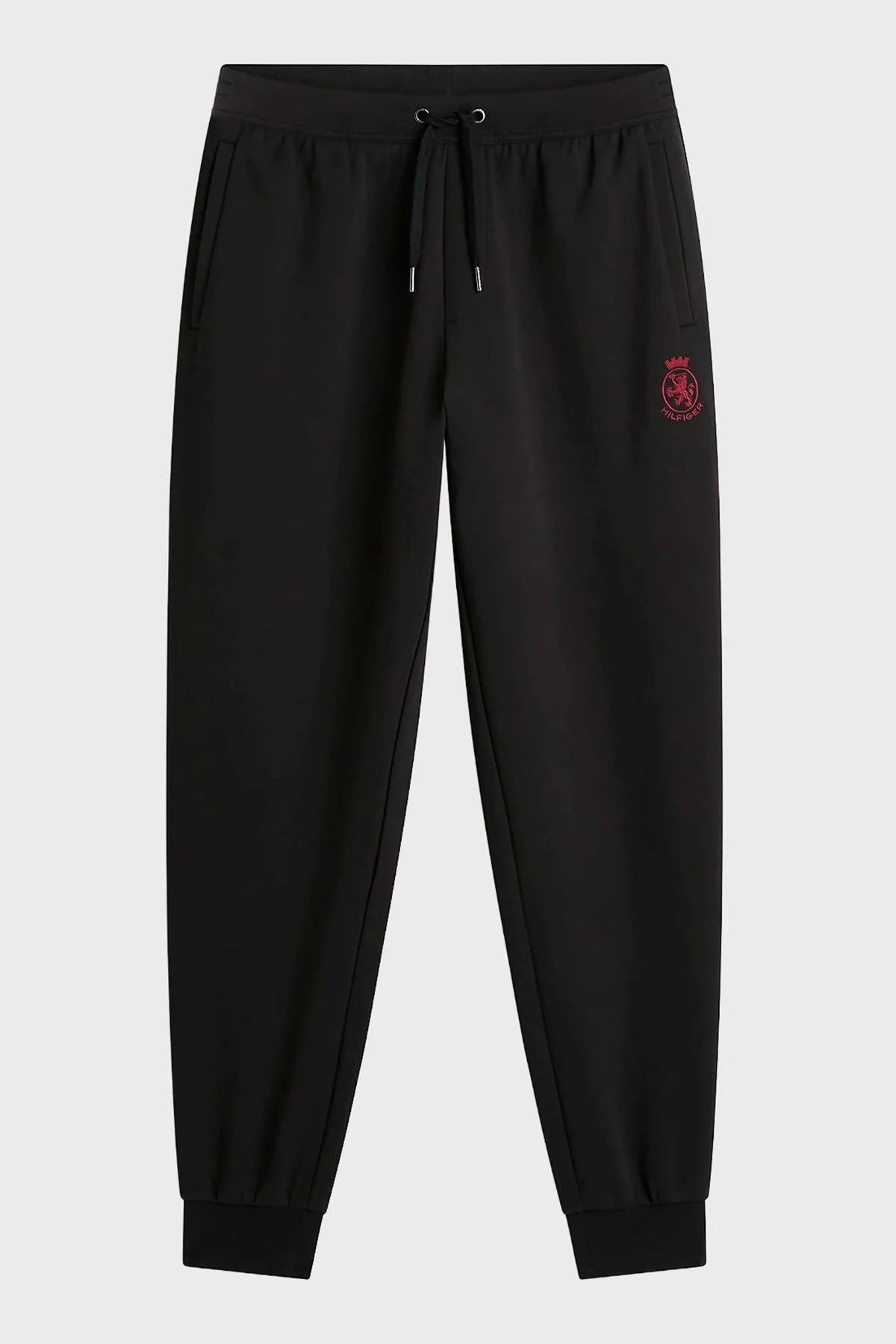 Tommy Hilfiger Pamuklu Regular Fit Normal Bel Lastikli Paça Jogger Erkek Pantolon MW0MW42856 BDS SİYAH - 5