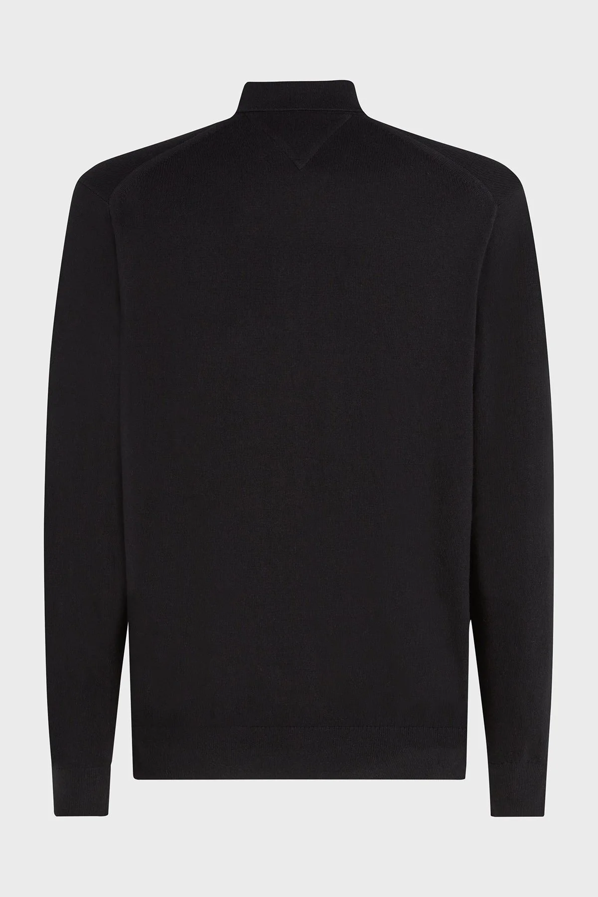 Tommy Hilfiger Pamuklu Regular Fit Polo Yaka Erkek Kazak MW0MW36519 BDS SİYAH - 7