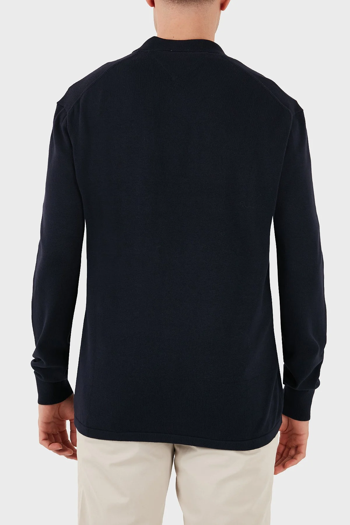 Tommy Hilfiger Pamuklu Regular Fit Uzun Kollu Erkek Gömlek MW0MW40432 DW5 LACİVERT - 4