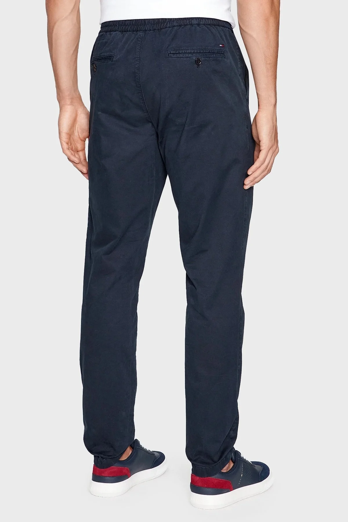 Tommy Hilfiger Pamuklu Relaxed Tapered Fit Chino Erkek Pantolon MW0MW32131 DW5 LACİVERT - 19