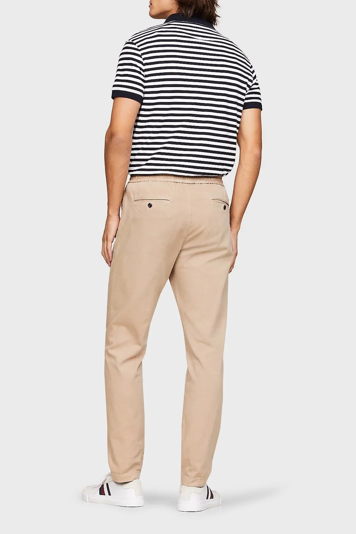 Tommy Hilfiger Pamuklu Skinny Fit Erkek Pantolon MW0MW33918 AEG BEJ - 8