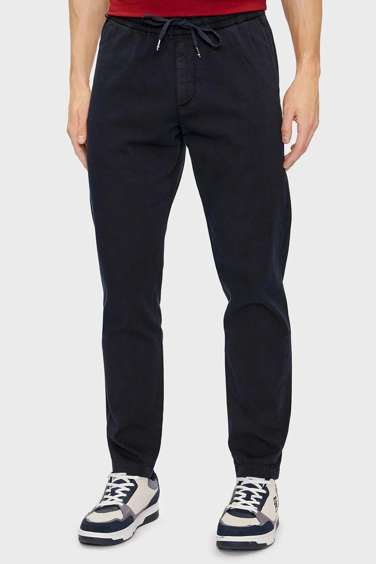 Tommy Hilfiger Pamuklu Skinny Fit Erkek Pantolon MW0MW33918 DW5 LACİVERT - 2