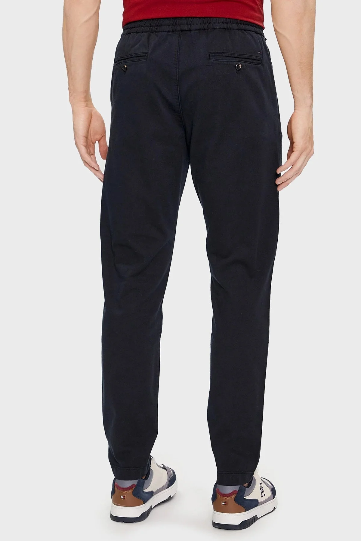 Tommy Hilfiger Pamuklu Skinny Fit Erkek Pantolon MW0MW33918 DW5 LACİVERT - 3