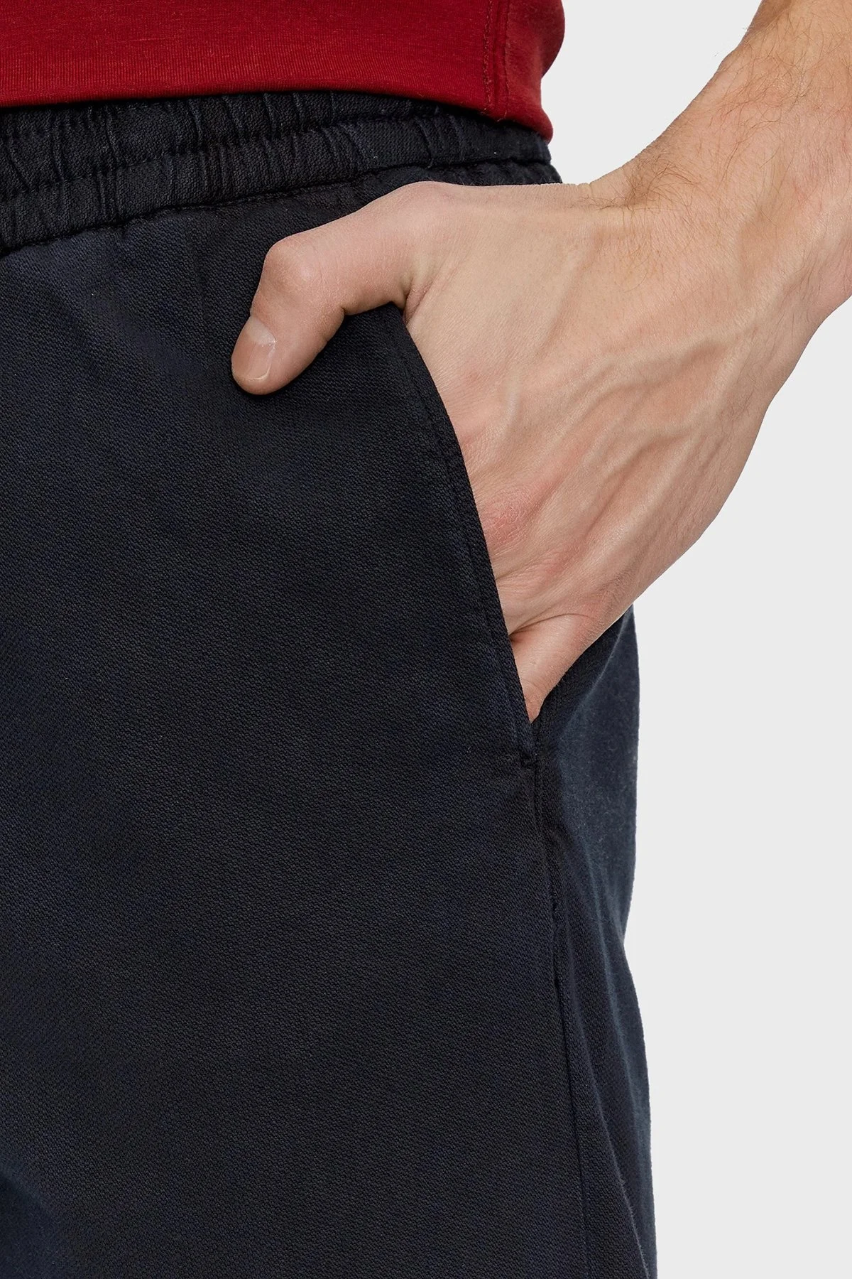 Tommy Hilfiger Pamuklu Skinny Fit Erkek Pantolon MW0MW33918 DW5 LACİVERT - 4