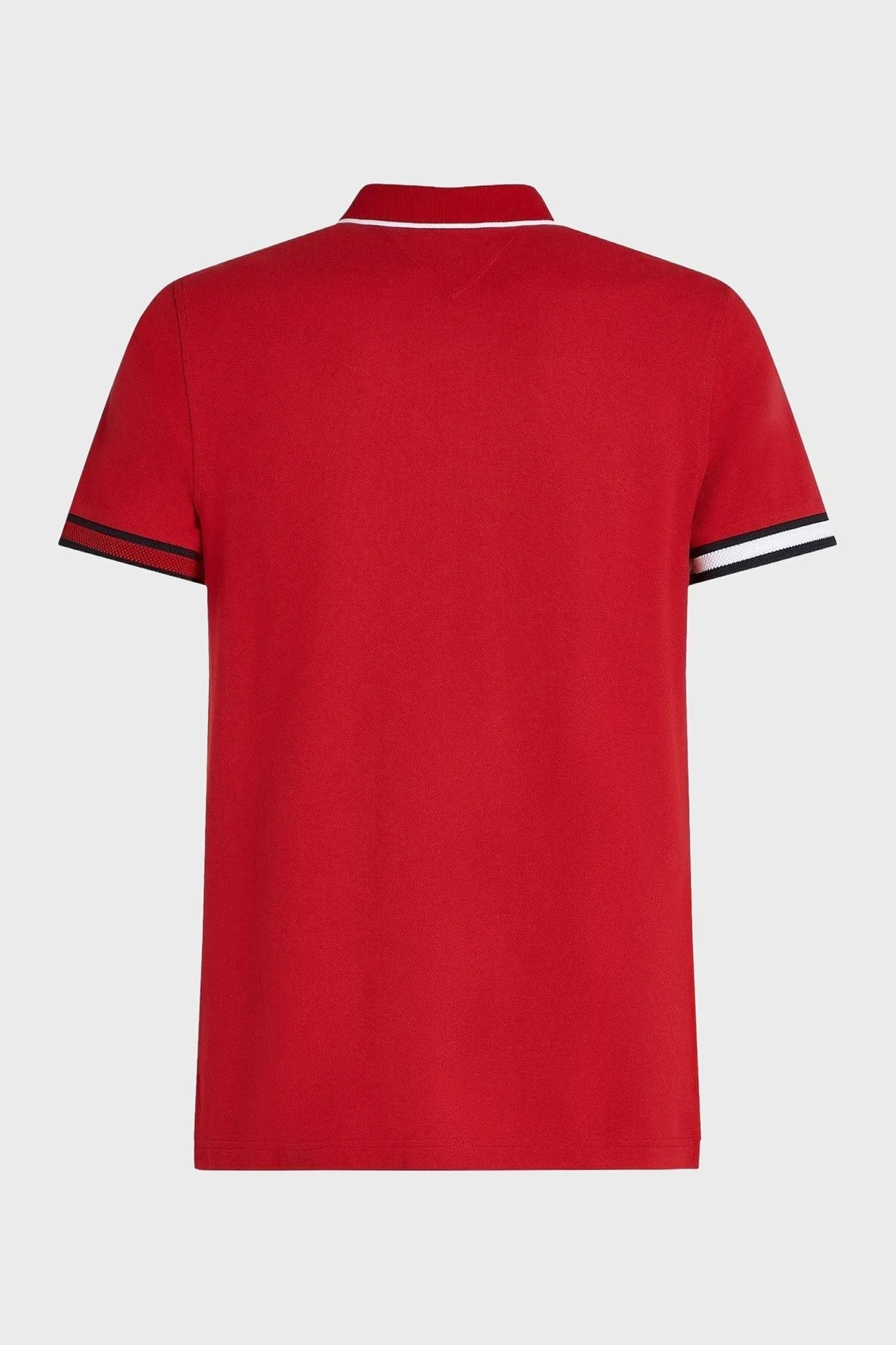 Tommy Hilfiger Pamuklu Slim Fit Düğmeli Erkek Polo Yaka T Shirt MW0MW38458 XLD KIRMIZI - 10