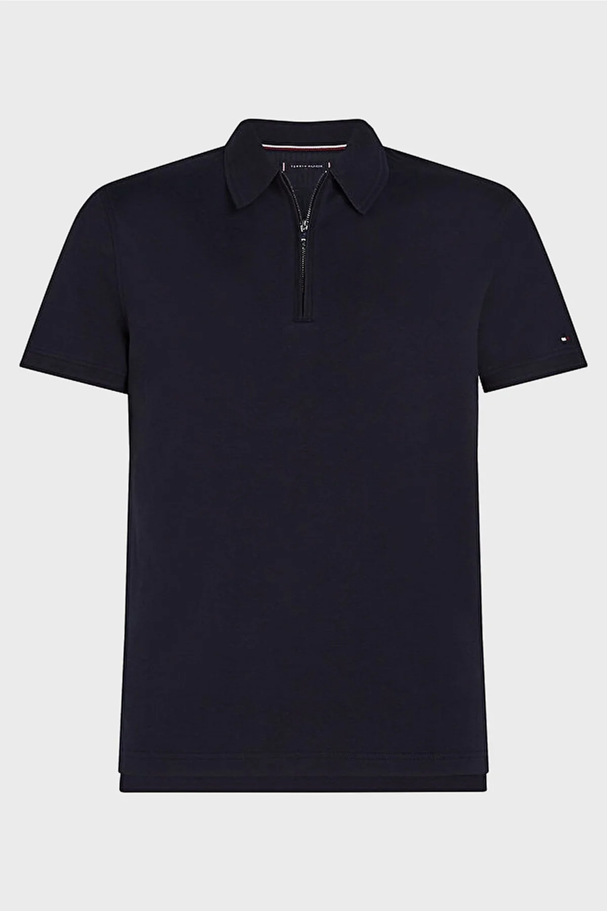 Tommy Hilfiger Pamuklu Slim Fit Erkek Polo Yaka T Shirt MW0MW34746 DW5 LACİVERT - 4