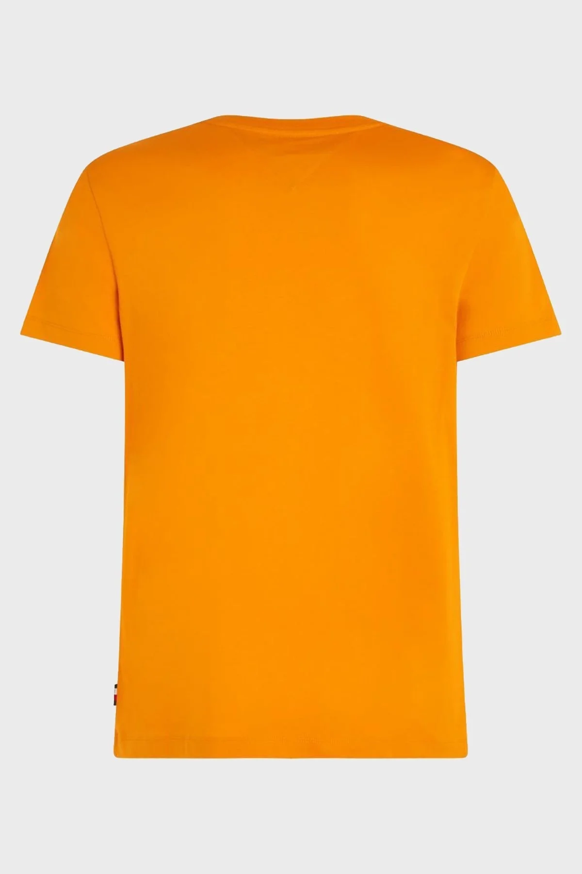 Tommy Hilfiger Pamuklu Slim Fit Erkek T Shirt MW0MW34387 SG3 ORANGE - 2