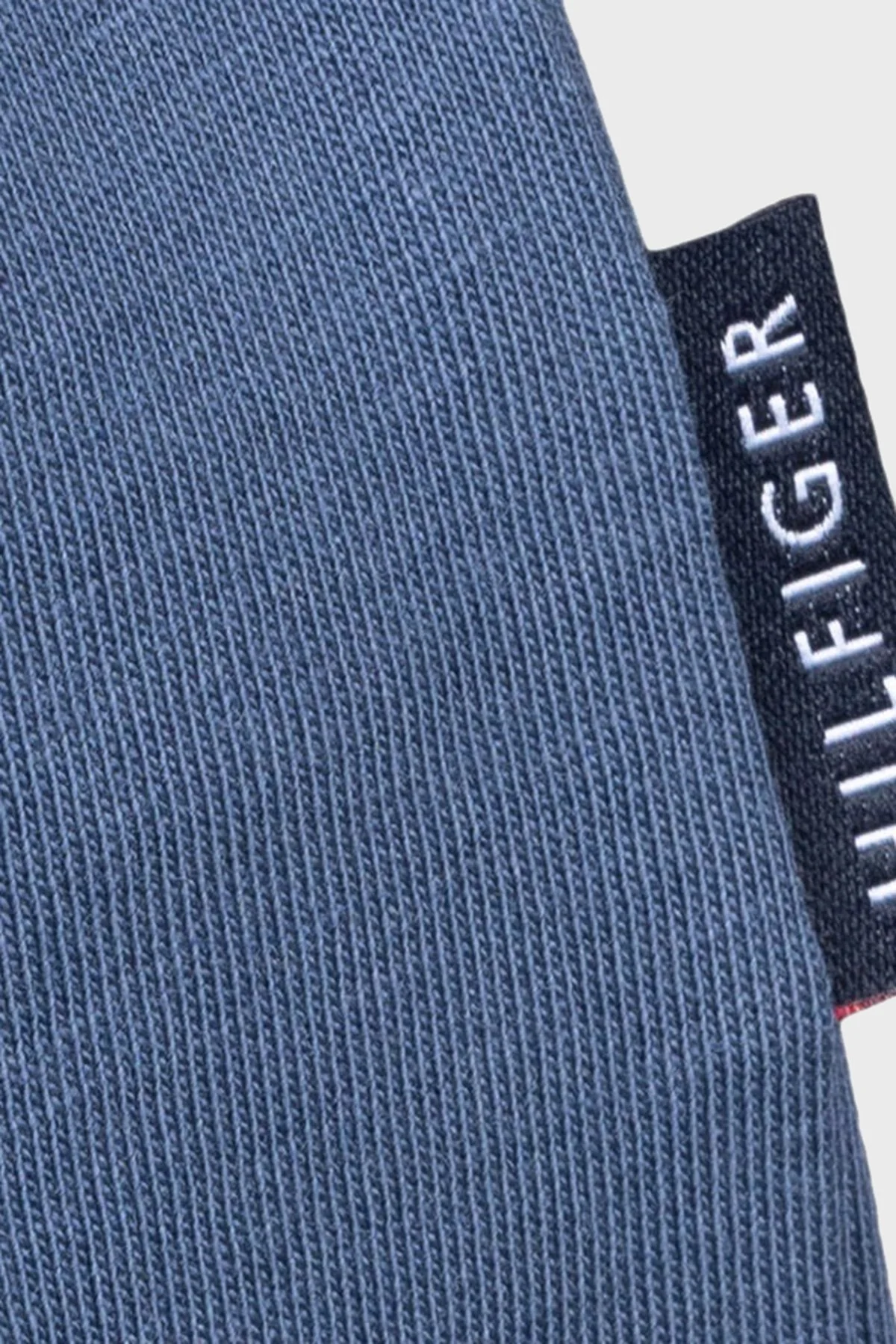 Tommy Hilfiger Pamuklu Slim Fit Erkek T Shirt MW0MW34390 C9T MAVİ - 3