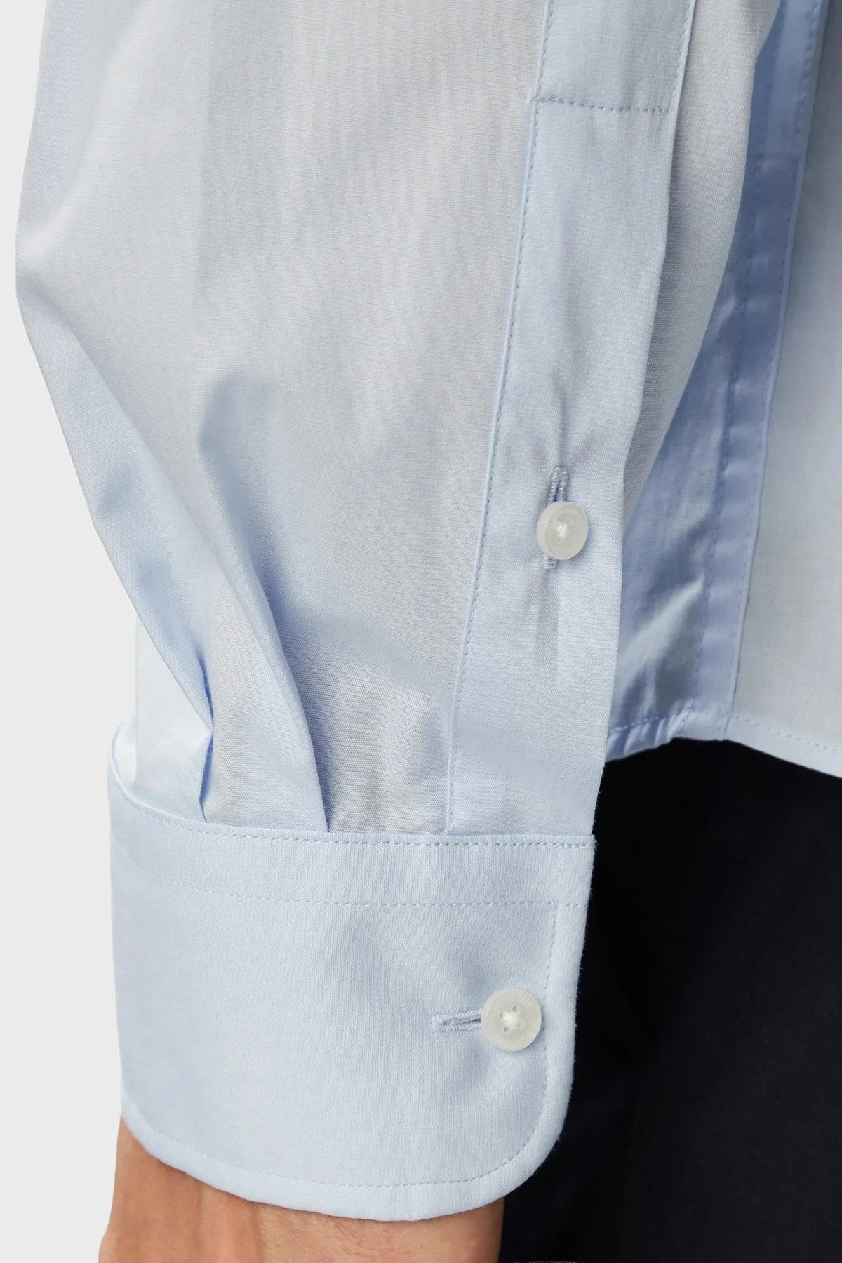 Tommy Hilfiger Pamuklu Slim Fit Uzun Kollu Erkek Gömlek MW0MW43749 C3Q Açık mavi - 5