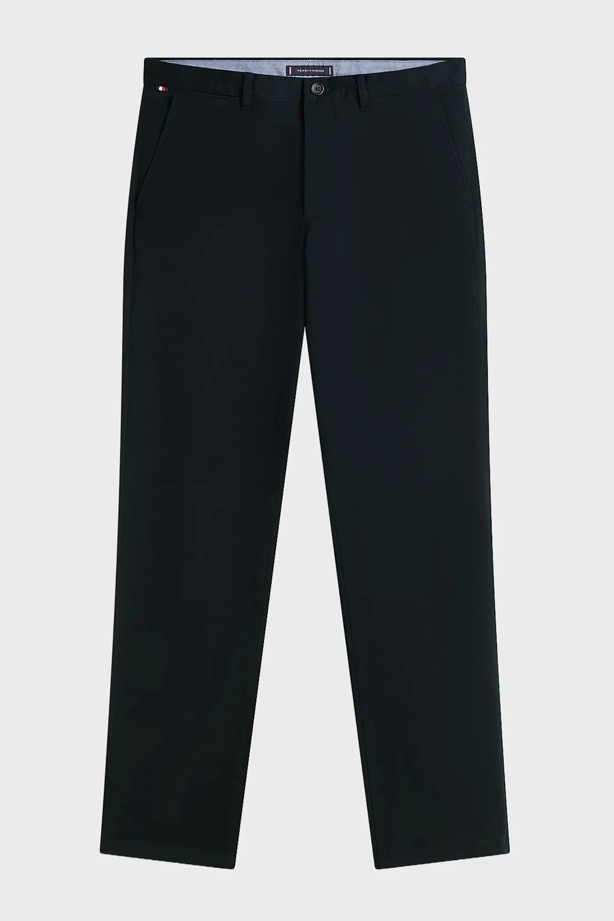 Tommy Hilfiger Pamuklu Straight Fit Normal Bel Düz Paça Erkek Pantolon MW0MW40262 DW5 LACİVERT - 5