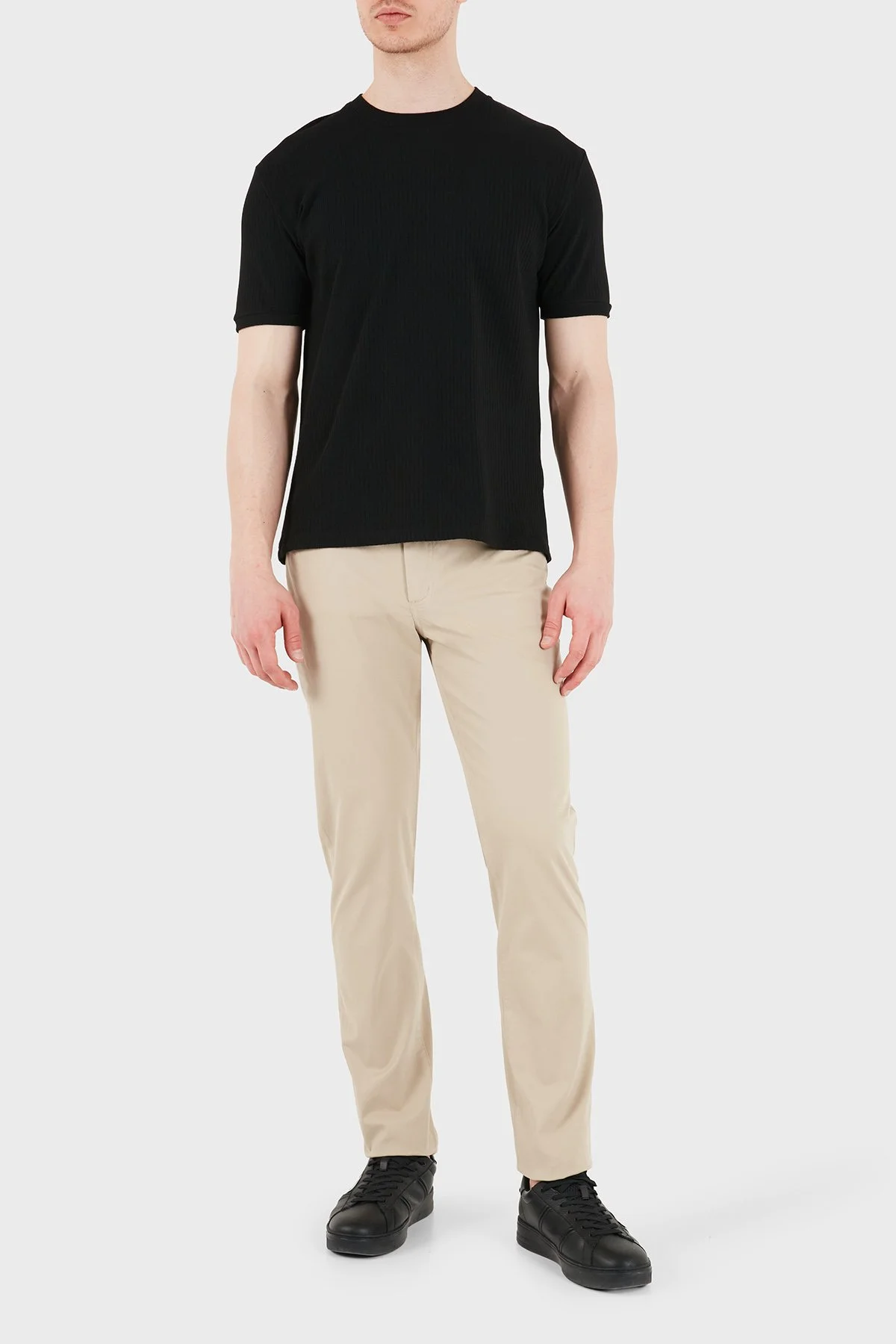 Tommy Hilfiger Pamuklu Straight Fit Normal Bel Erkek Pantolon MW0MW40915 RBT KUM - 2
