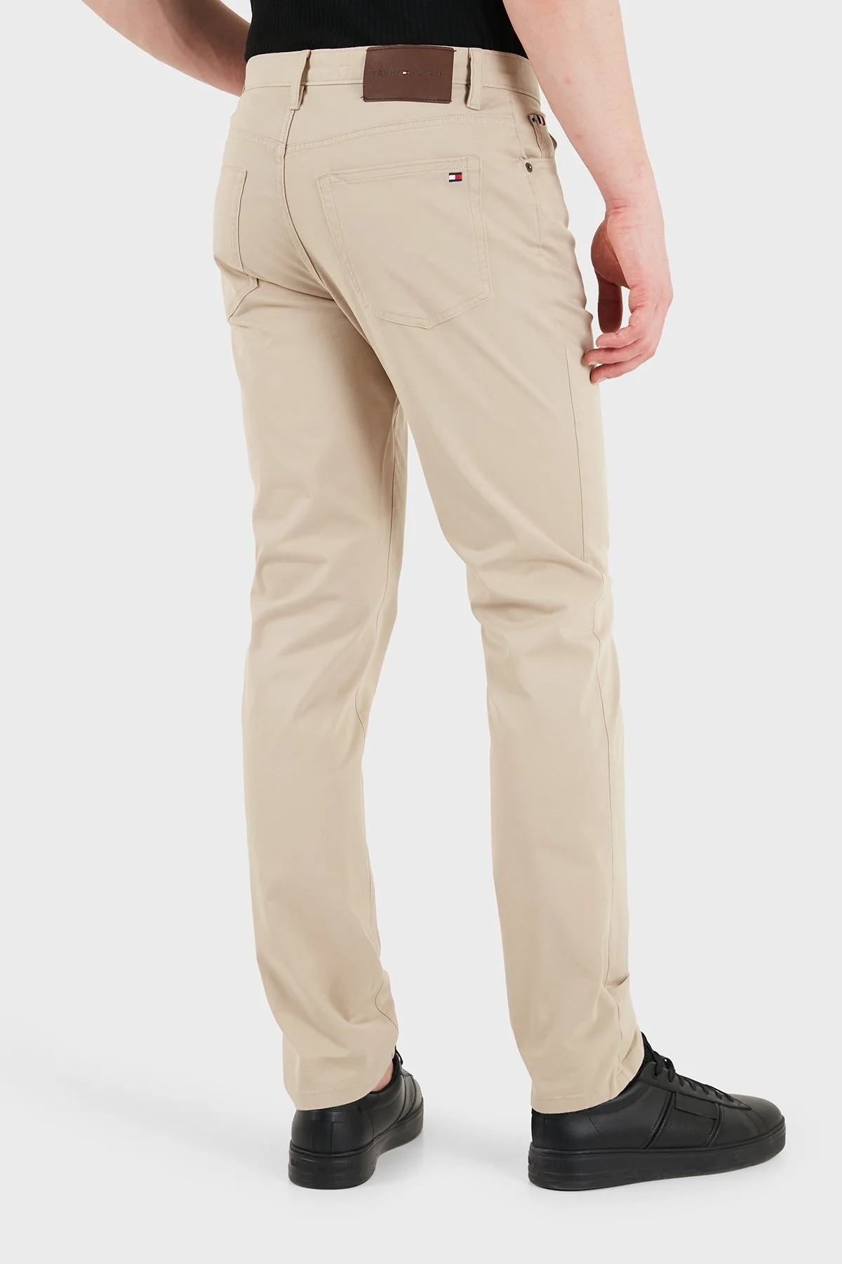 Tommy Hilfiger Pamuklu Straight Fit Normal Bel Erkek Pantolon MW0MW40915 RBT KUM - 3