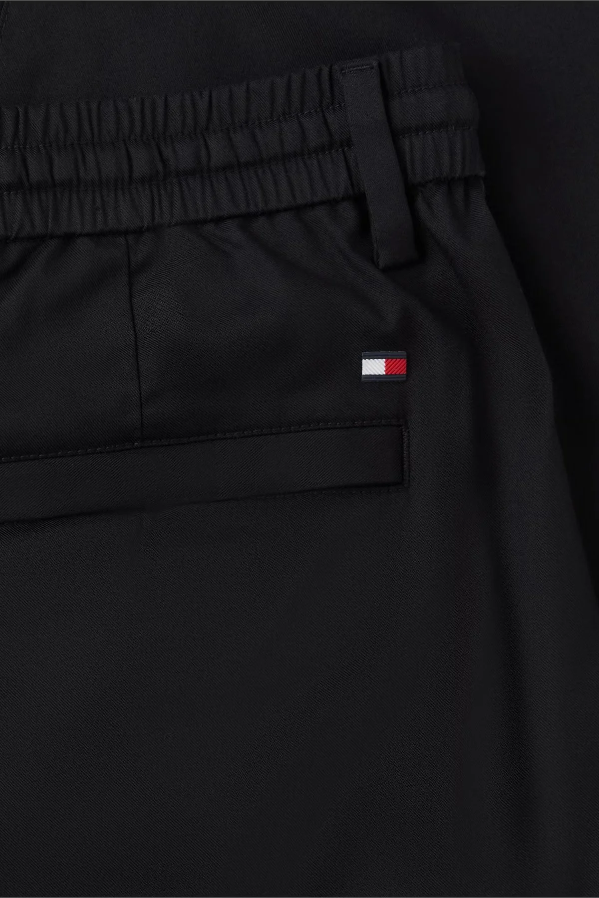 Tommy Hilfiger Pamuklu Tapered Fit Daralan Paça Erkek Pantolon MW0MW39702 BDS Siyah - 6