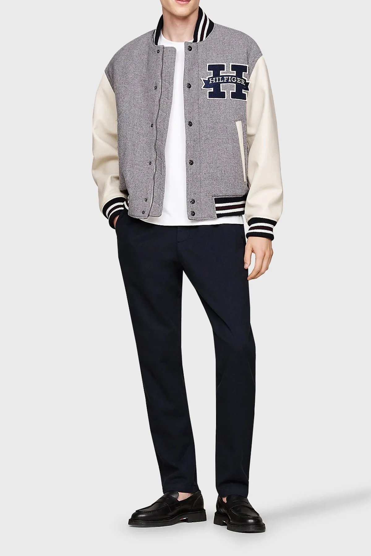 Tommy Hilfiger Pamuklu Tapered Fit Erkek Pantolon MW0MW35635 DW5 LACİVERT - 2