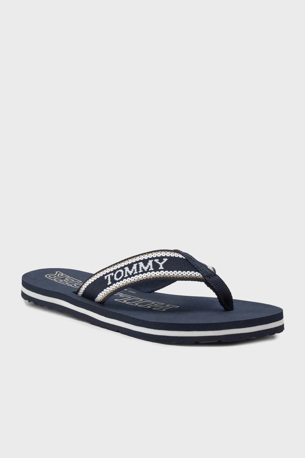 Tommy Hilfiger Parmak Arası Kadın Terlik FW0FW07905 DW6 LACİVERT - 2