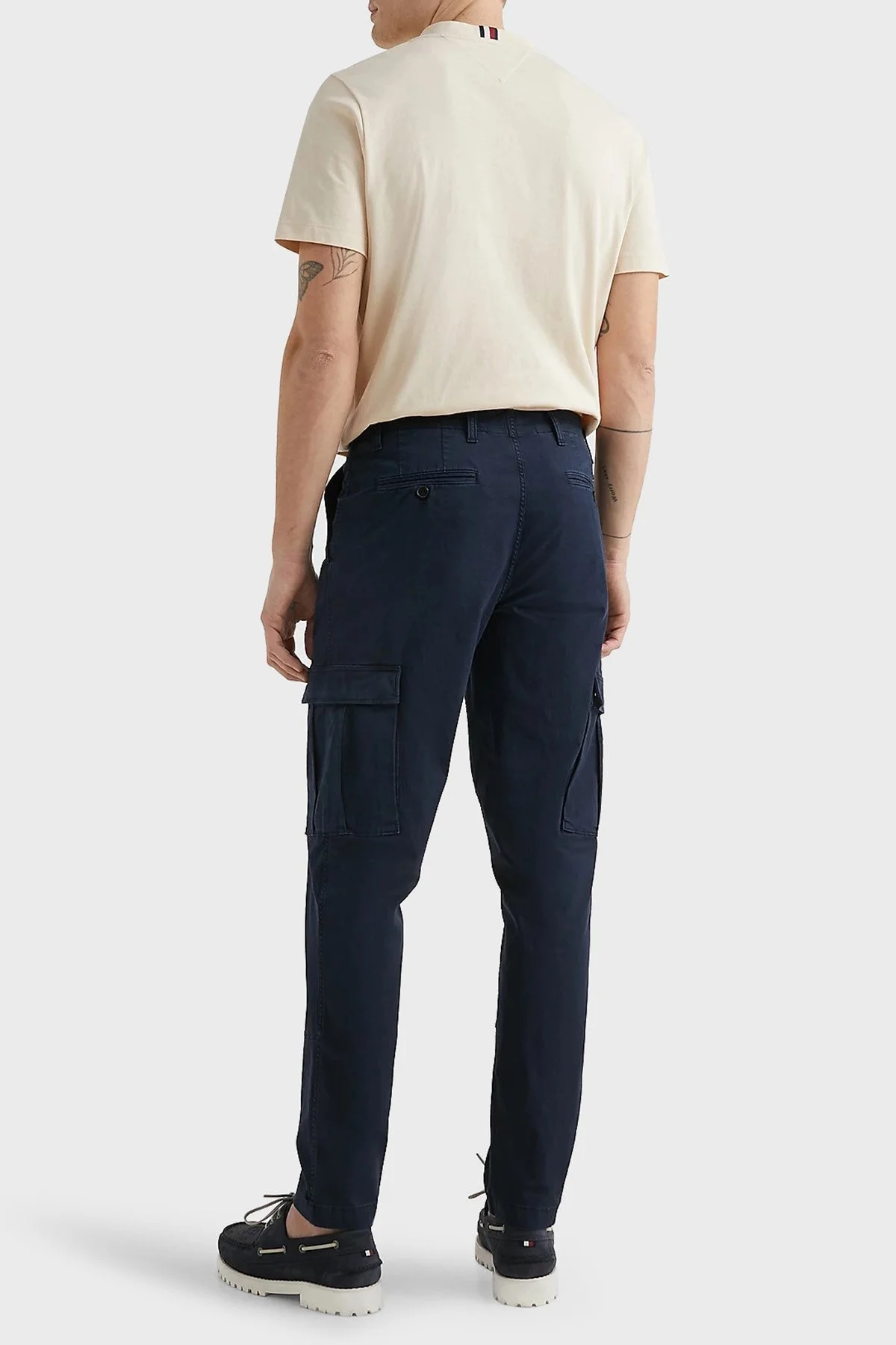 Tommy Hilfiger Rahat Kesim Pamuklu Gabardin Erkek Pantolon MW0MW31149 DW5 LACİVERT - 10