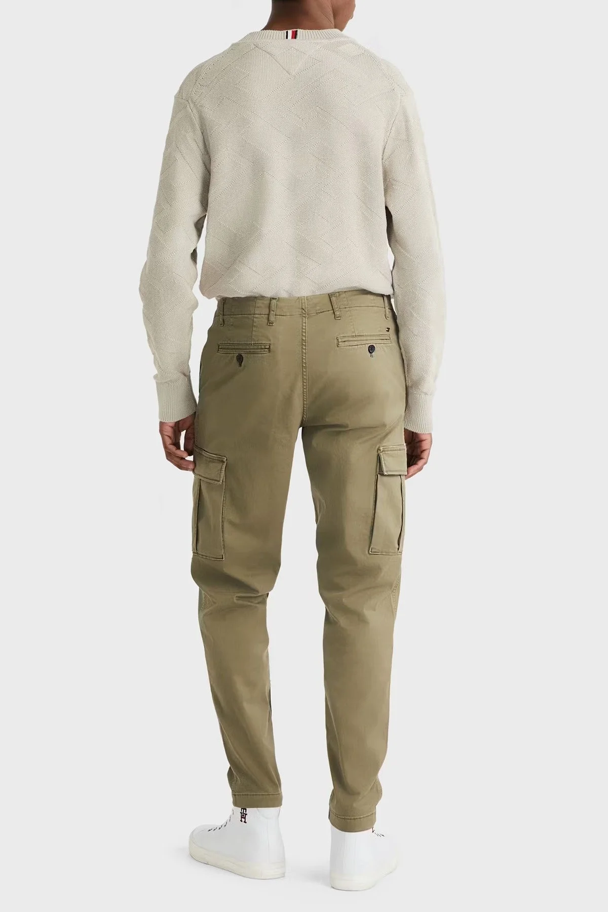 Tommy Hilfiger Rahat Kesim Pamuklu Gabardin Erkek Pantolon MW0MW31149 MSP HAKİ - 7