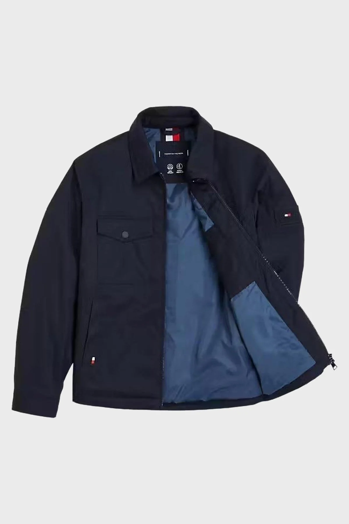 Tommy Hilfiger Regular Fit Cepli Erkek Ceket MW0MW37646 DW5 LACİVERT - 6