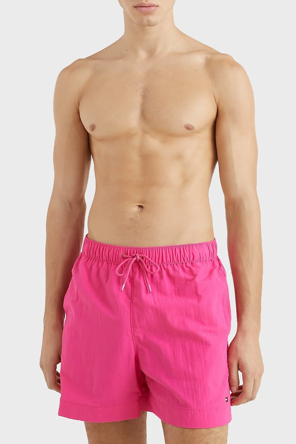 Tommy Hilfiger Regular Fit Deniz Şortu Cepli Erkek Mayo Short UM0UM02793 TP1 FUŞYA - 7